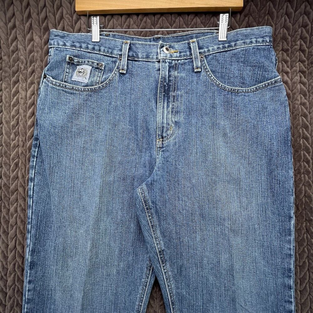 Cinch Silver Label Jeans Men's Size 36x30 Blue Denim Western Workwear Straight
